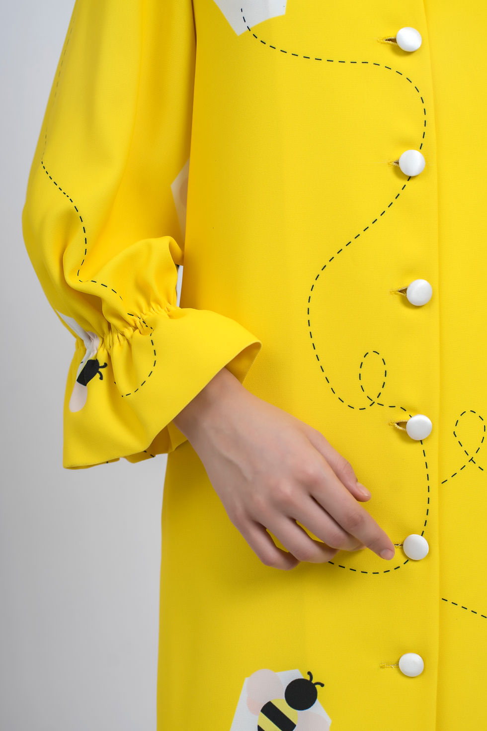 Thumbnail: ROUND COLLAR BEE DRESS