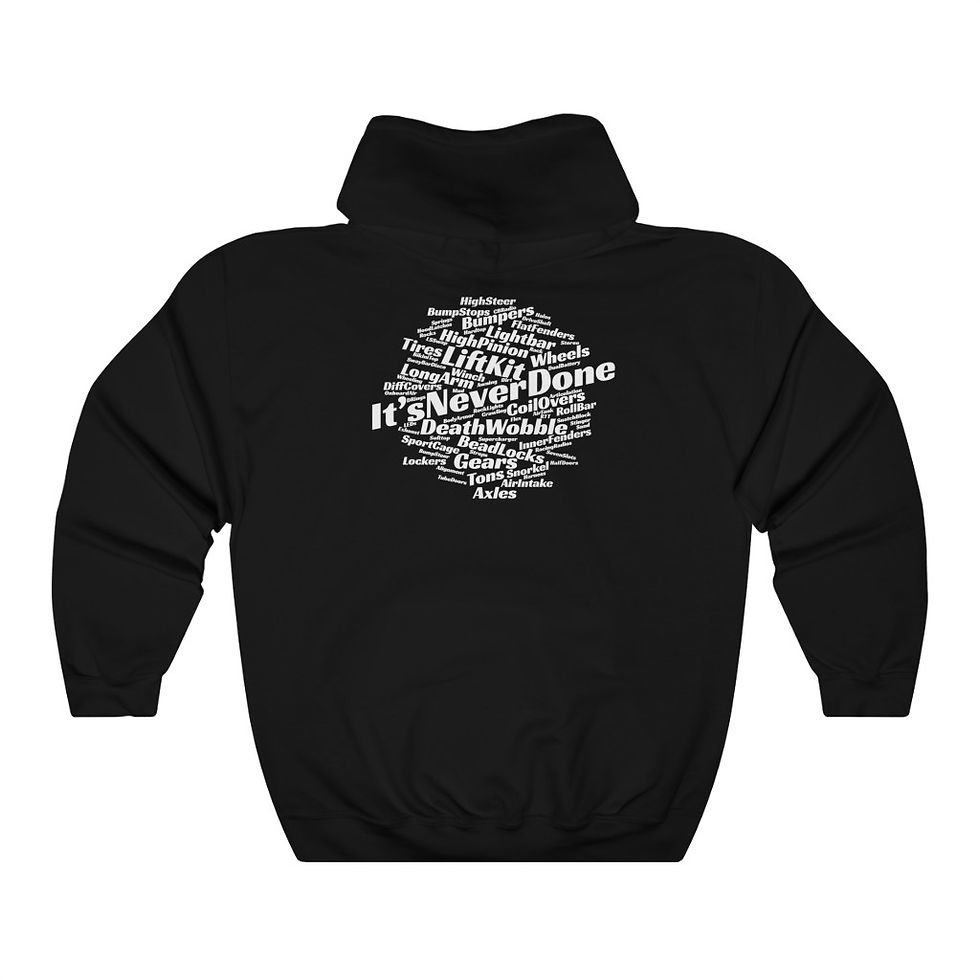 It's Never Done Hoodie