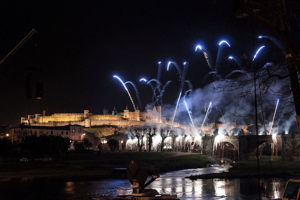 Feux d'artifice Le 14 juillet Carcassonne 2024