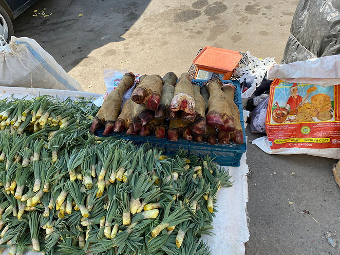Goat feet at Osh Bazaar