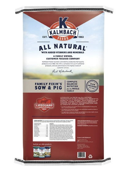 Thumbnail: FAMILY FIXINS SOW AND PIG FEE 2217P  50Lbs