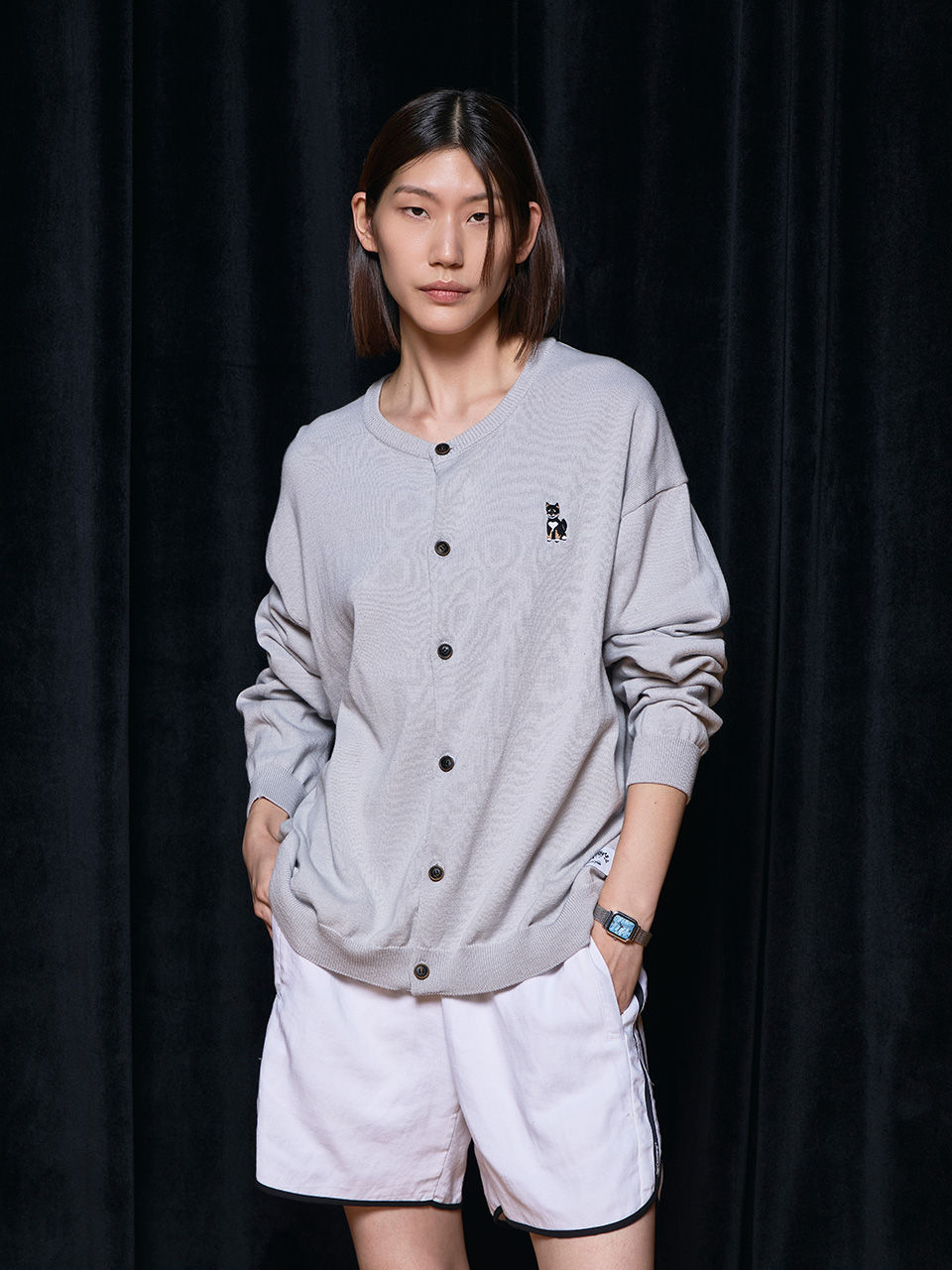 Thumbnail: Kent Cardigan (Light Grey)