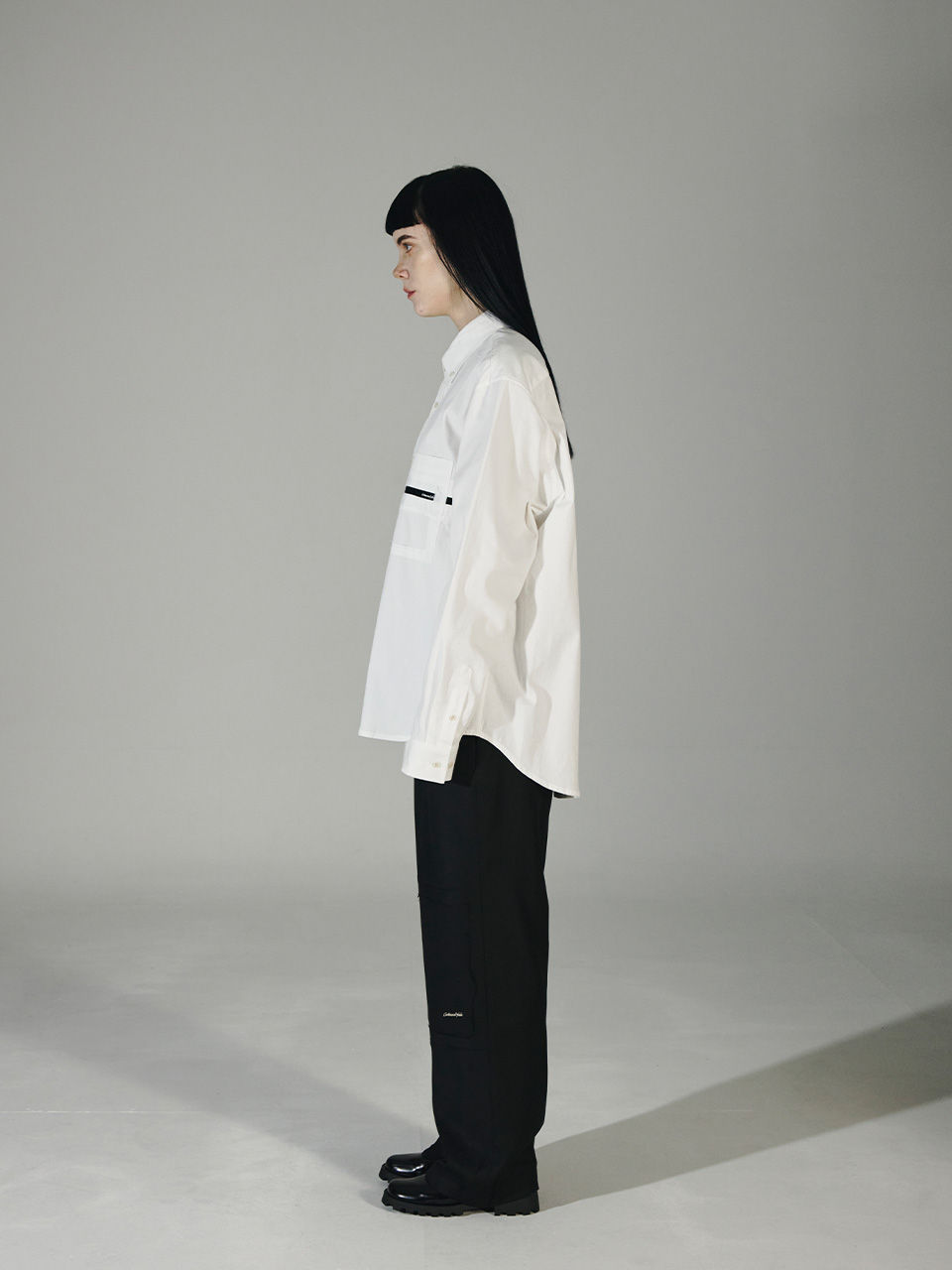 Thumbnail: Cotton Tapped Shirt (Off-White)