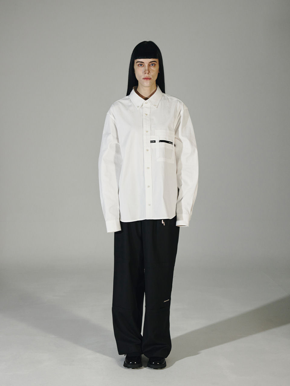 Thumbnail: Cotton Tapped Shirt (Off-White)