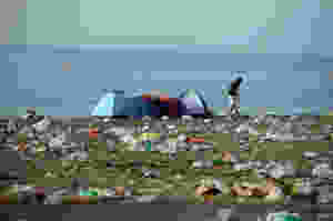 Basura en la playa