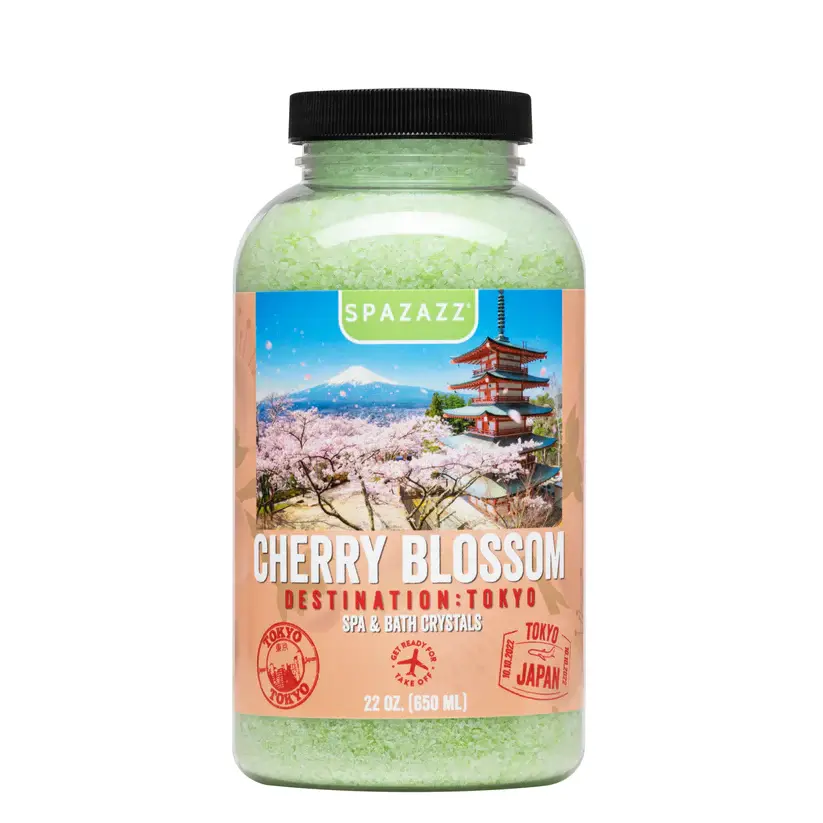 Spazazz Destination Crystals - Cherry Blossom - Tokyo - Front