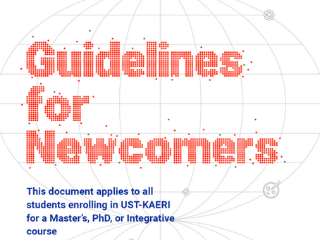 Guidelines for International New Students (attached)