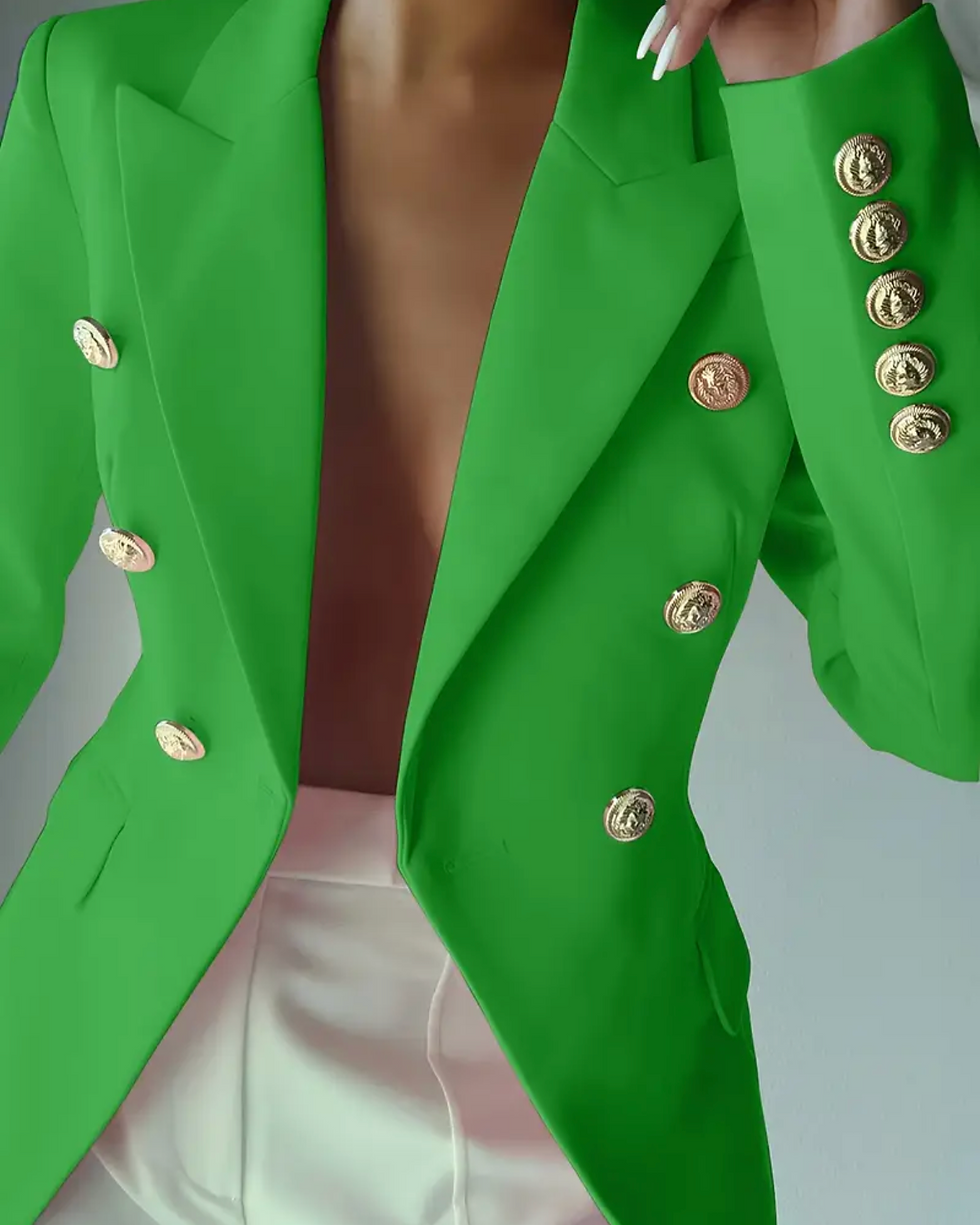 Прев'ю: Піджак рожевий двобортиний