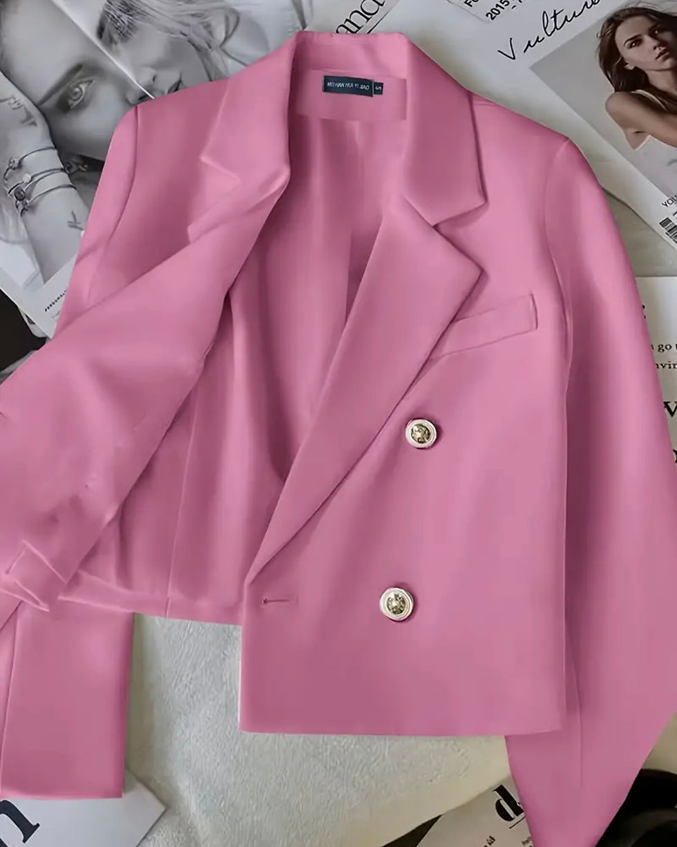 Прев'ю: Піджак рожевий на підкладці 
