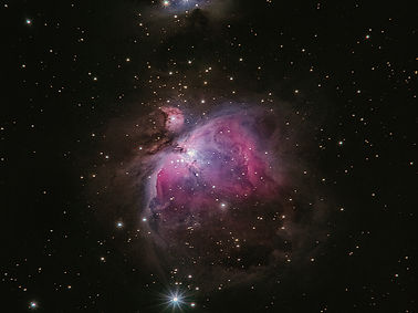 cielo negro estrellado
