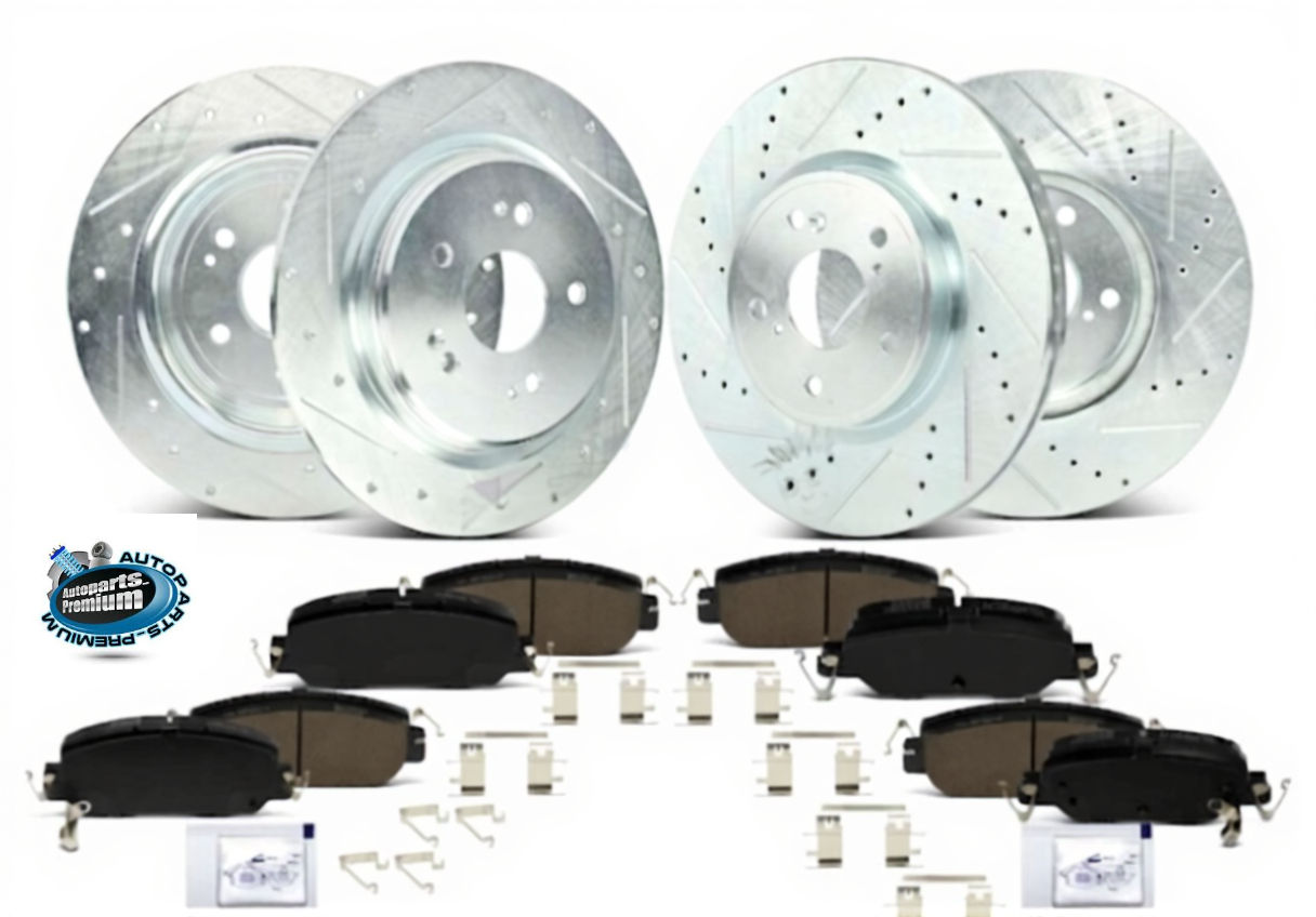 Honda CRV Brake Kit Front Rear 12pc