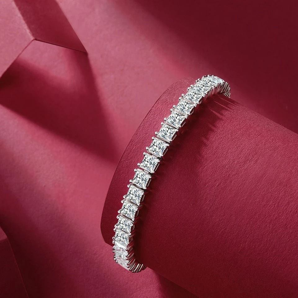 Miniatura: TENNIS BRACELET SQUARE