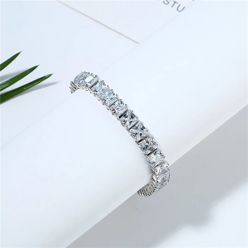 Miniatura: TENNIS BRACELET SQUARE