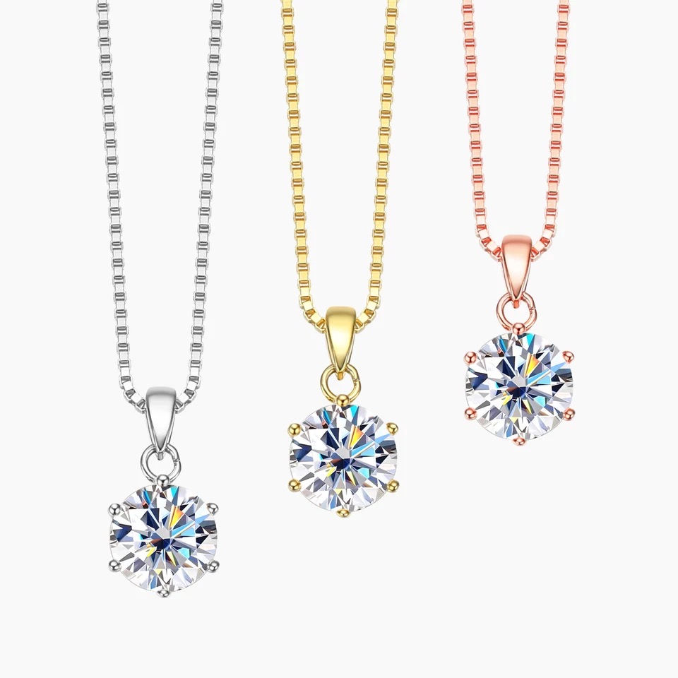 Miniatura: NECKLACE MOISSANIT PENDANT