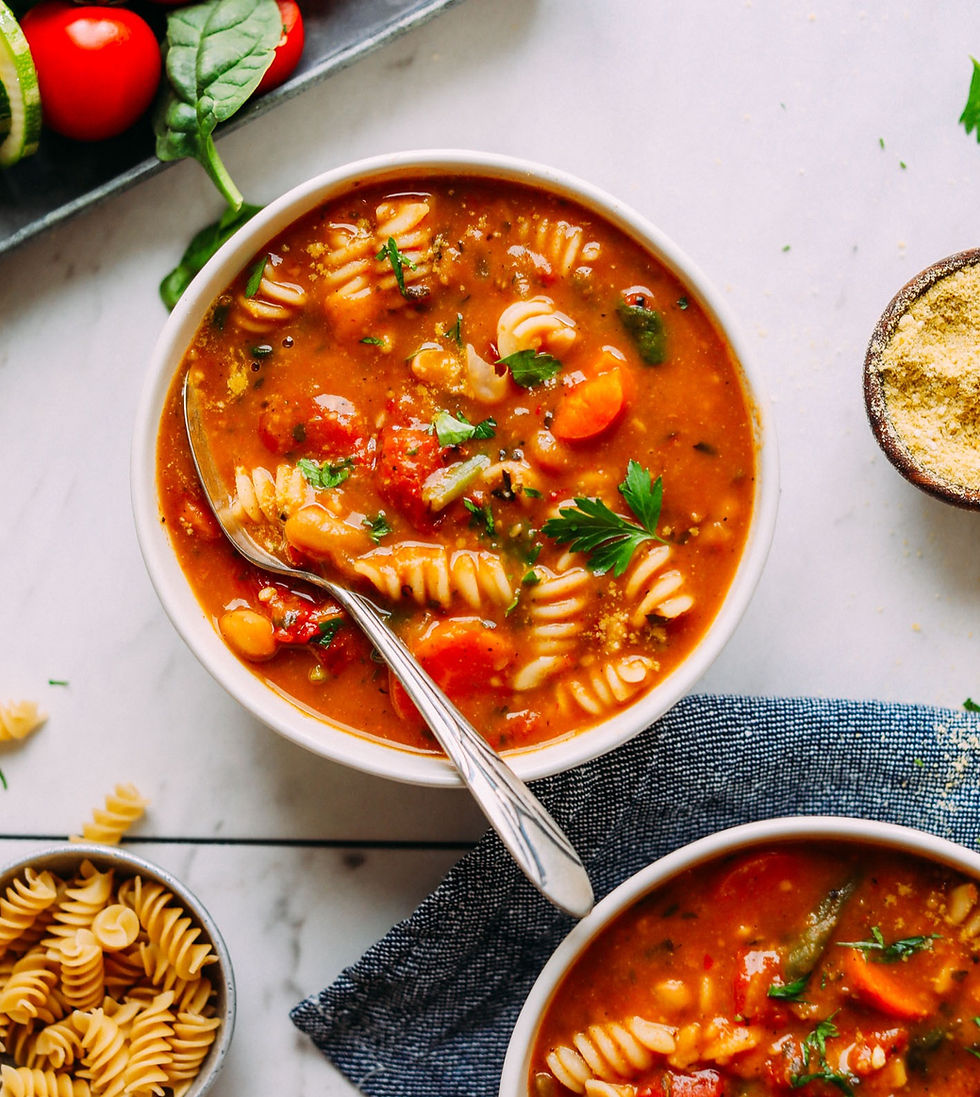 Arranged Food and Objects