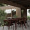 Miniaturbild: brown oval dining table with herringbone pattern