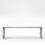Miniaturbild: designer stainless steel bench