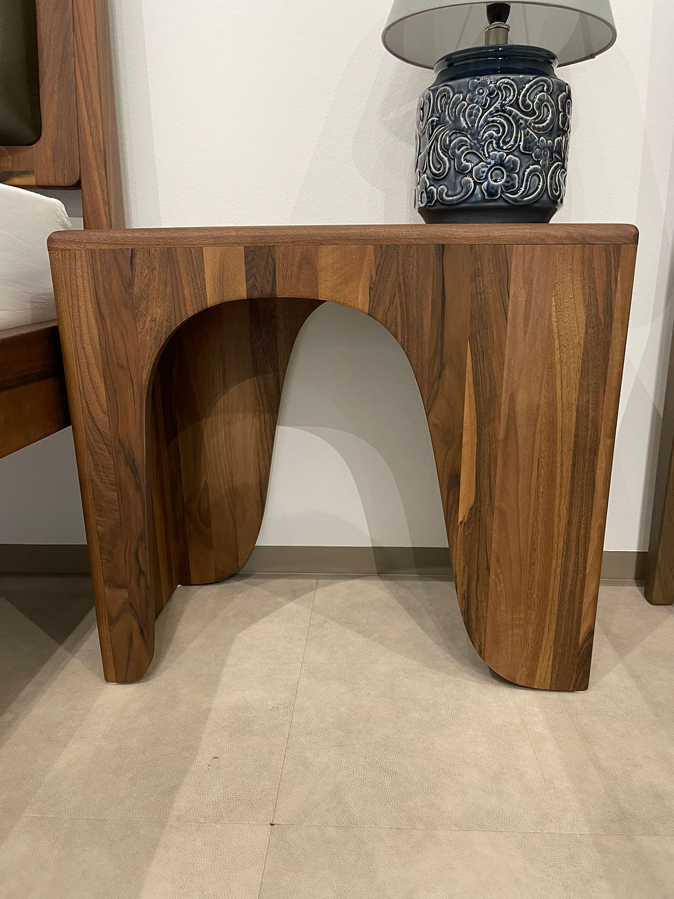 brown wooden nightstands 