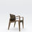 Miniature : retro style wooden armchair 