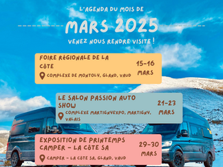 Retrouvez-nous en mars 2025 !