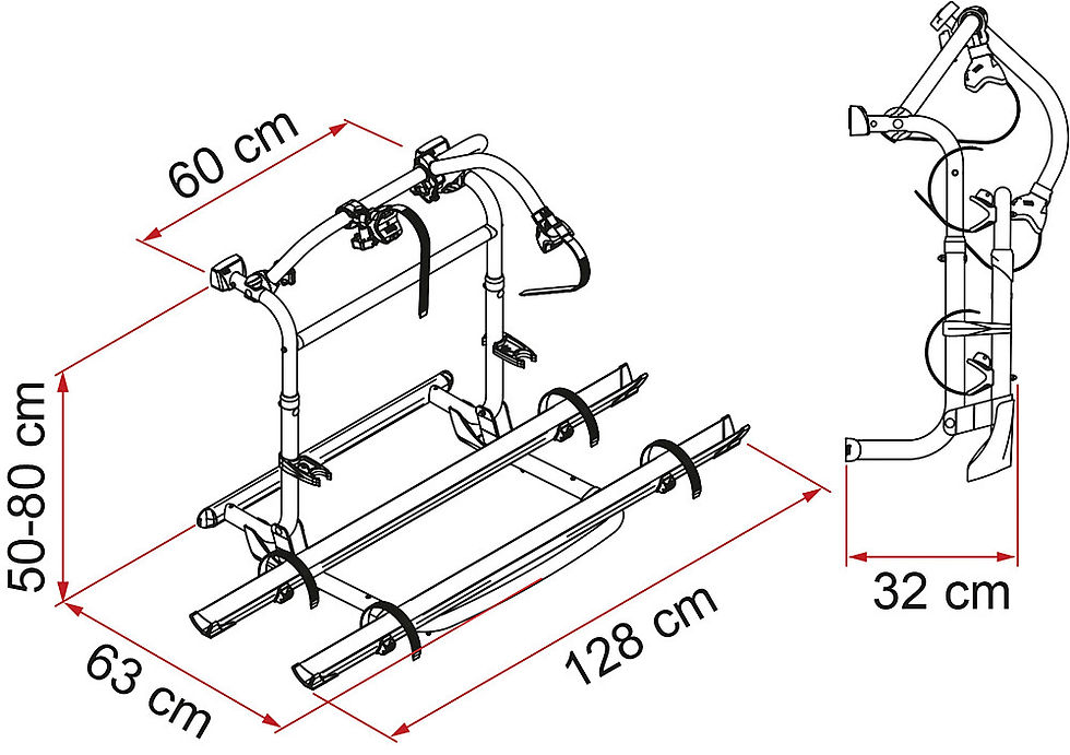 Miniatura: Porte-vélos Carry Bike Pro M
