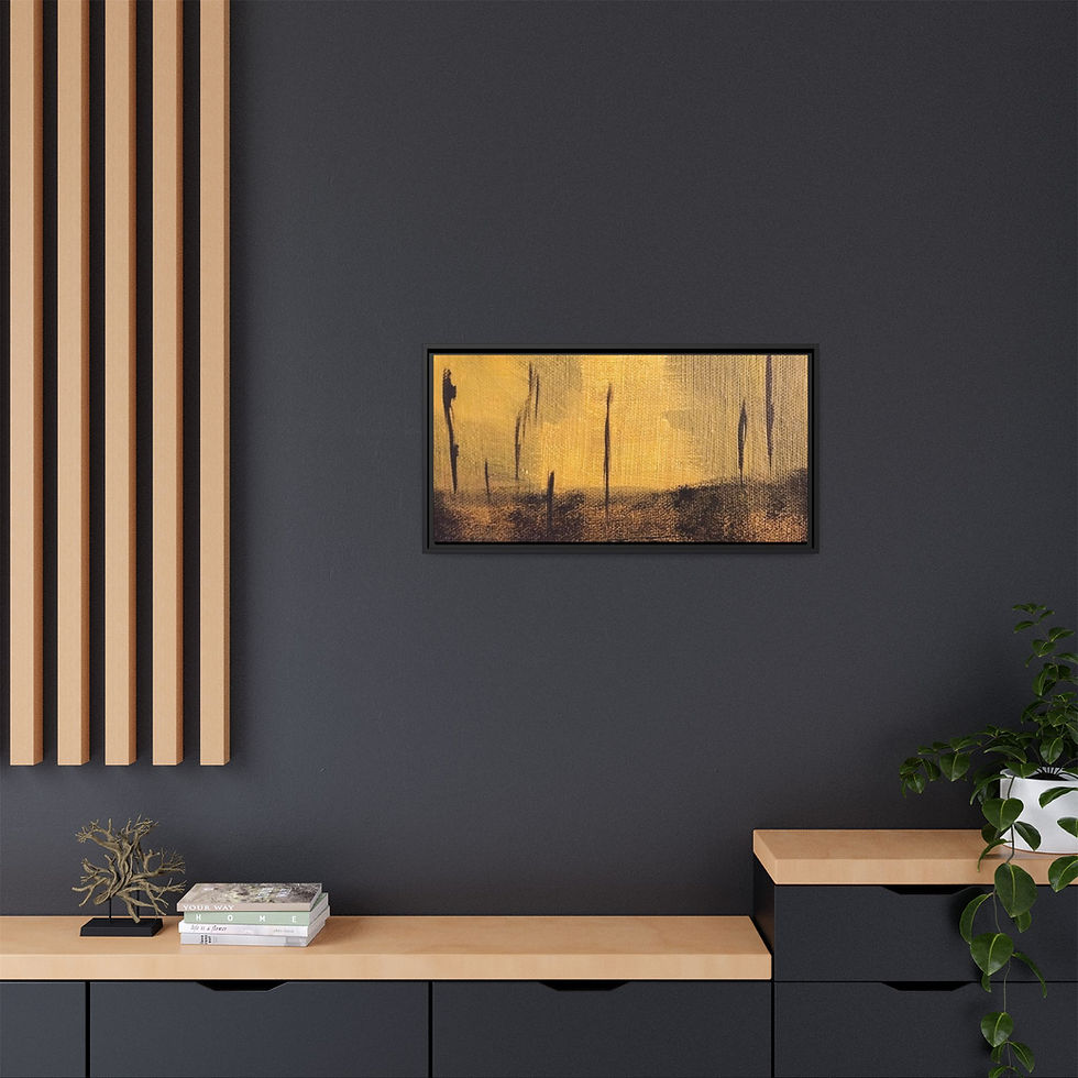 Thumbnail: Mysterious Planet - Framed Canvas Art