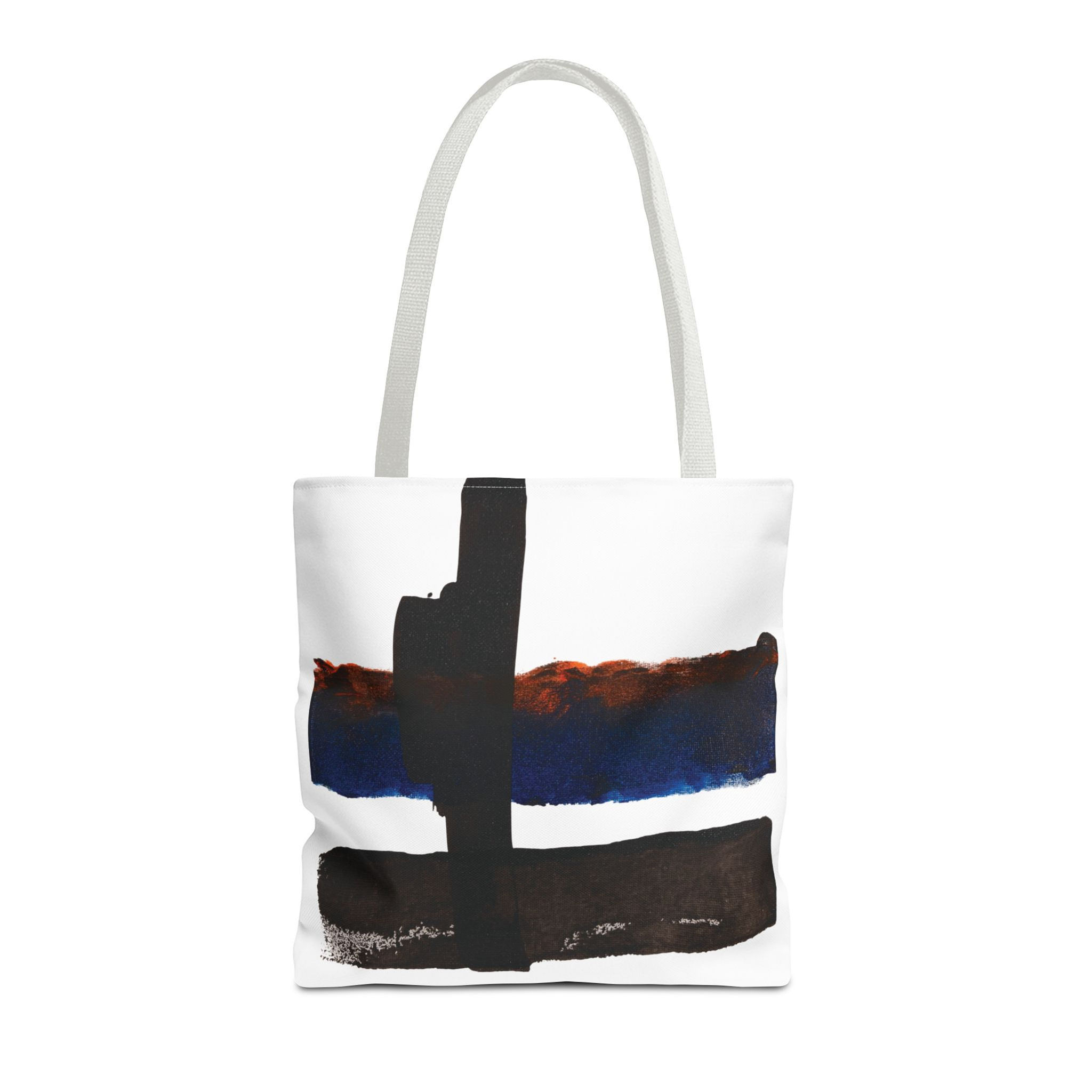 Minimalist Abstract Canvas Tote