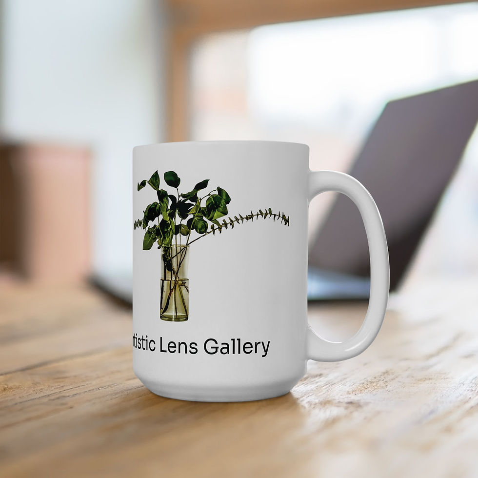 Thumbnail:  Plant Arrangement Ceramic Coffee Mug