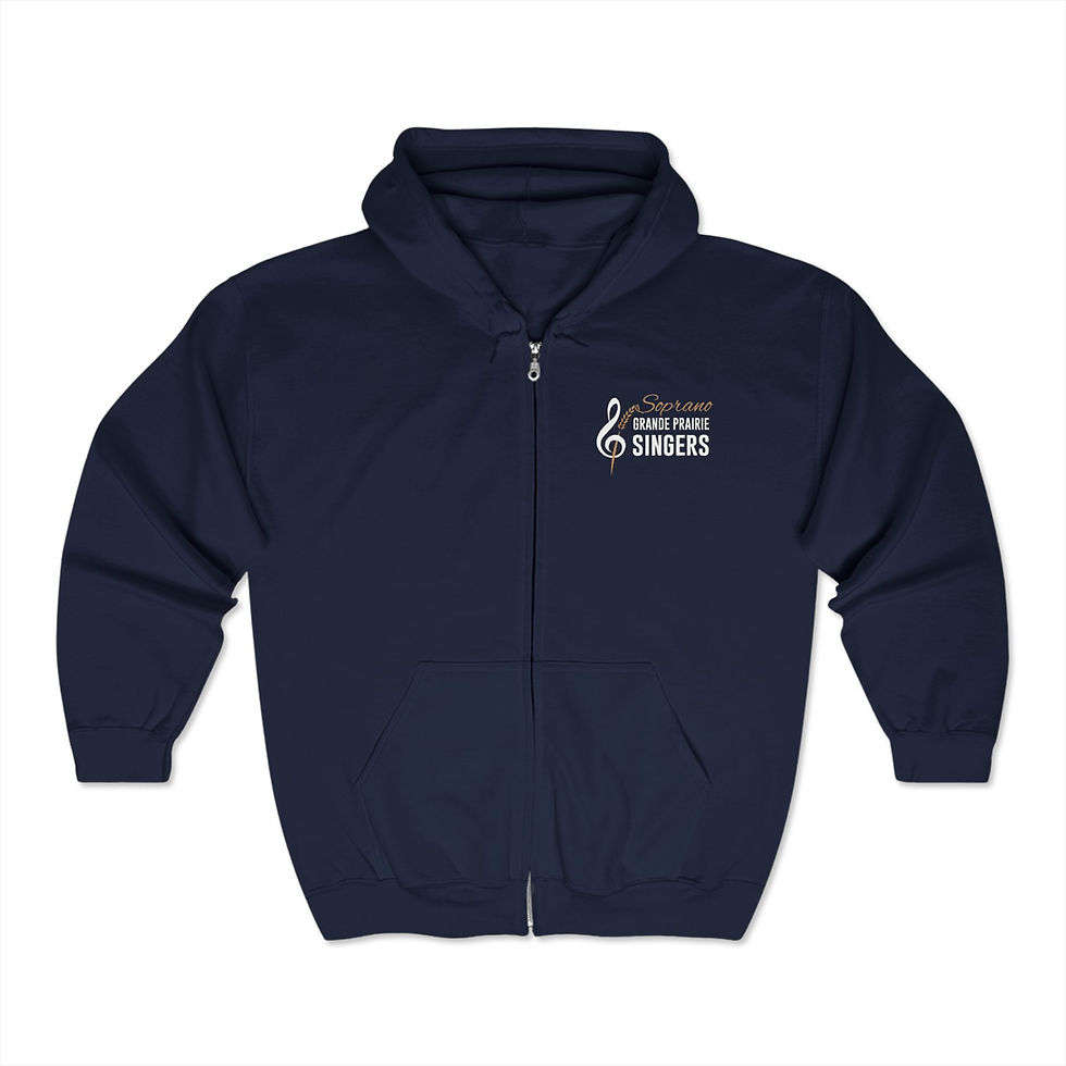 Thumbnail: Soprano Section (optional) GPS Unisex Heavy Blend™ Full Zip Hooded Sweatshirt