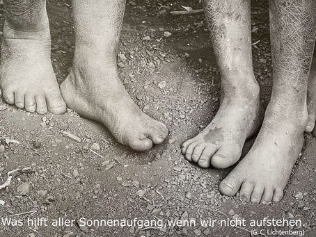 Was hilft aller Sonnenaufgang, wenn wir nicht aufstehen!