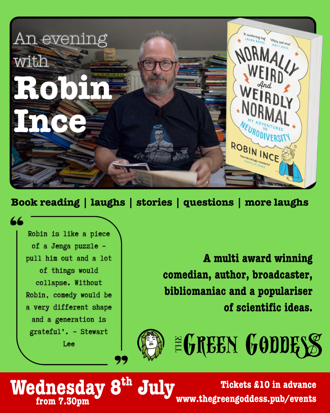 Robin Ince: Normally Weird & Weirdly Normal