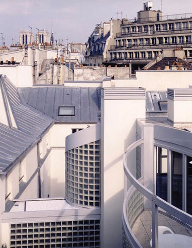 Maison Suger. Construction d'une résidence pour chercheurs étrangers. Antoine Grumbach