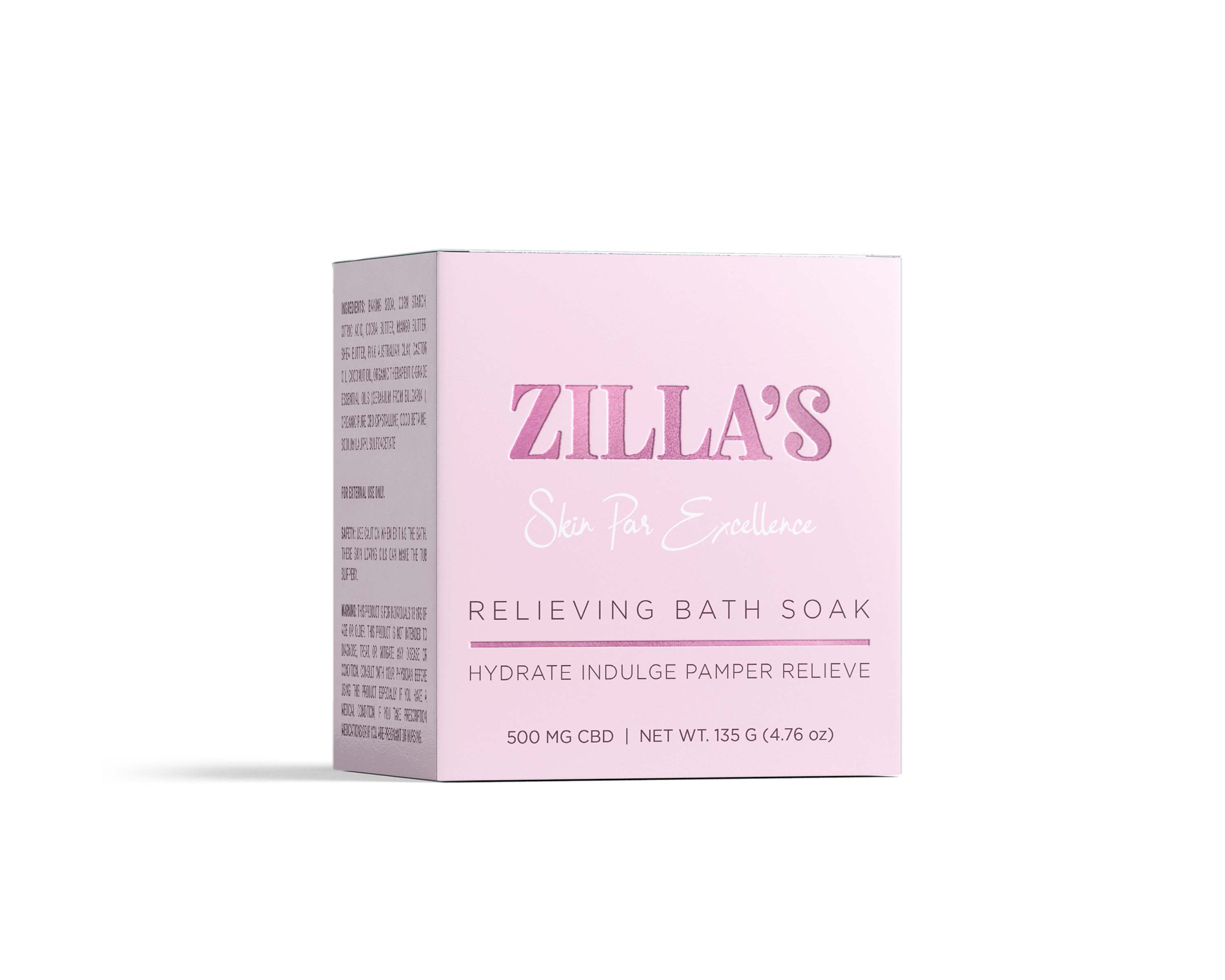 Bulgarian Rose (Geranium) - Natural BATH BOMB with CBD