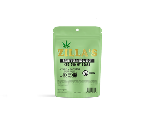 RELIEF for MIND & BODY - CBG GUMMIES | ZILLA'S CBD