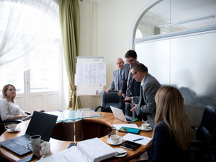 sharing ideas in the board