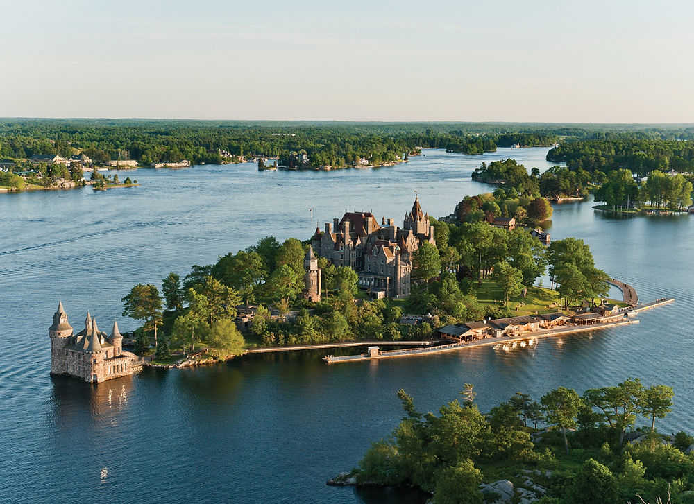 Boldt Castle on Heart Island in 1000 Islands