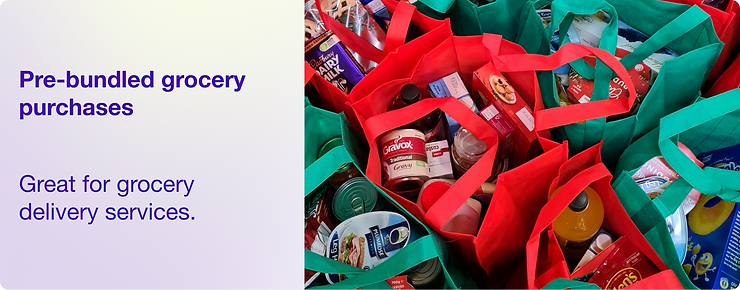 Pre-bundled grocery purchases: Simplifying the shopping experience