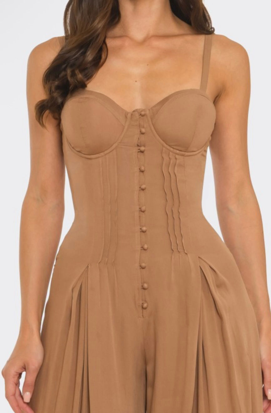 Thumbnail: CORSET LIFE WIDE LEG JUMPSUIT 