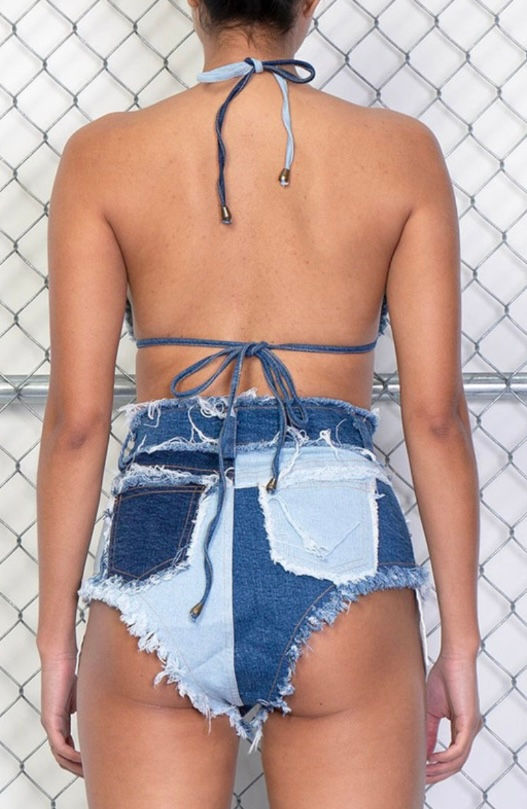 Thumbnail: Denim Queen Two Piece Set