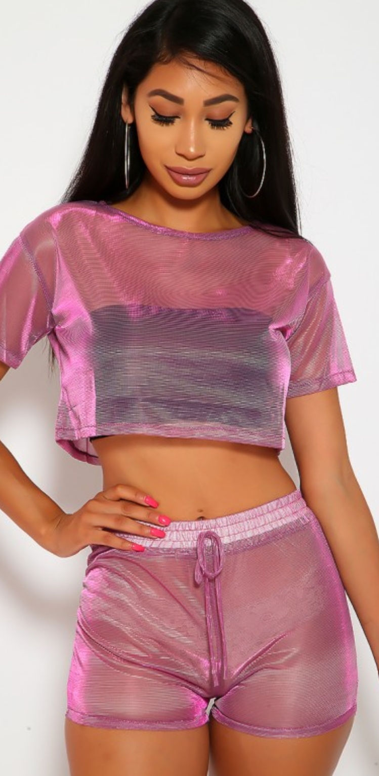 Thumbnail: Two Piece Doll Baby Shorts Set