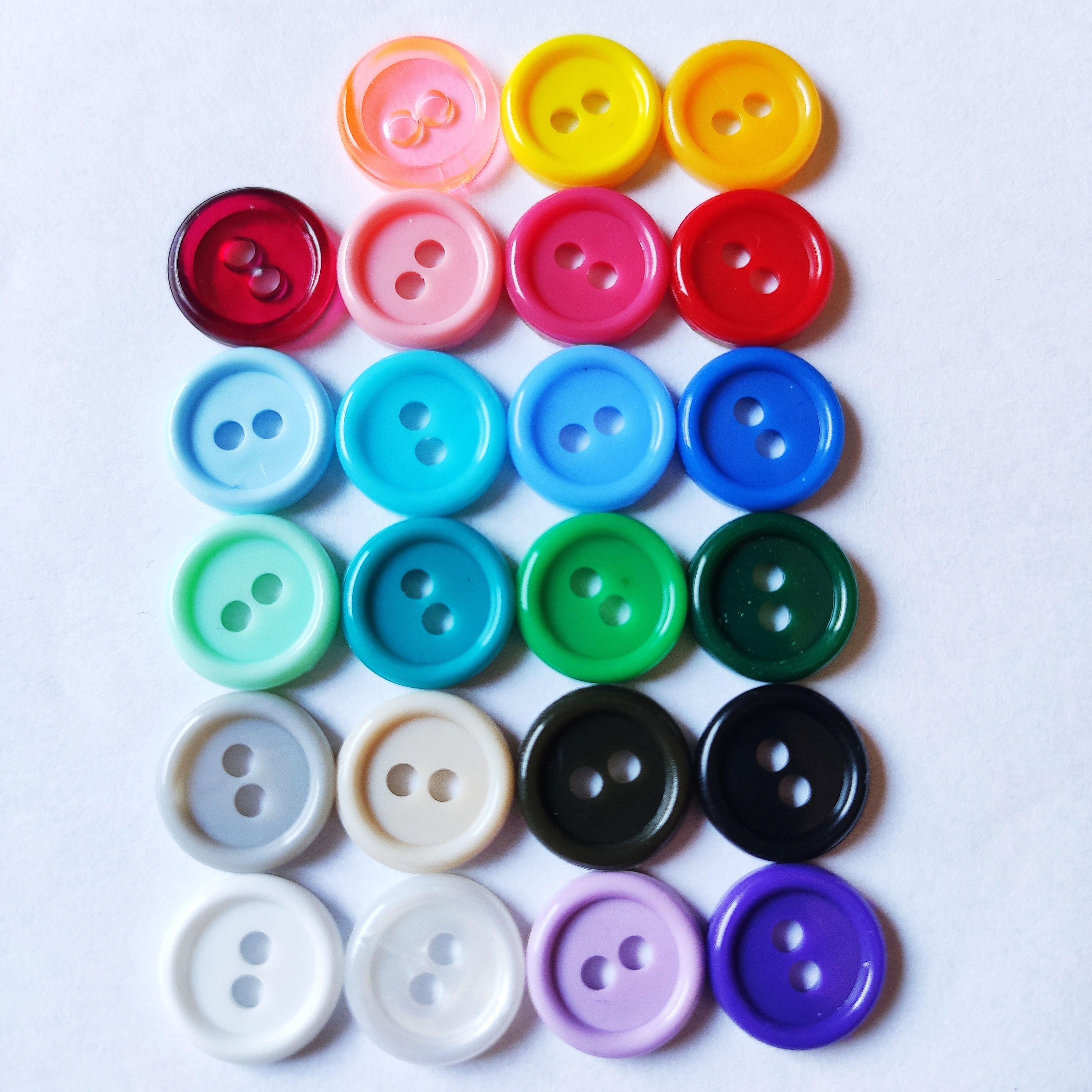 Button classic 2-hole 12mm