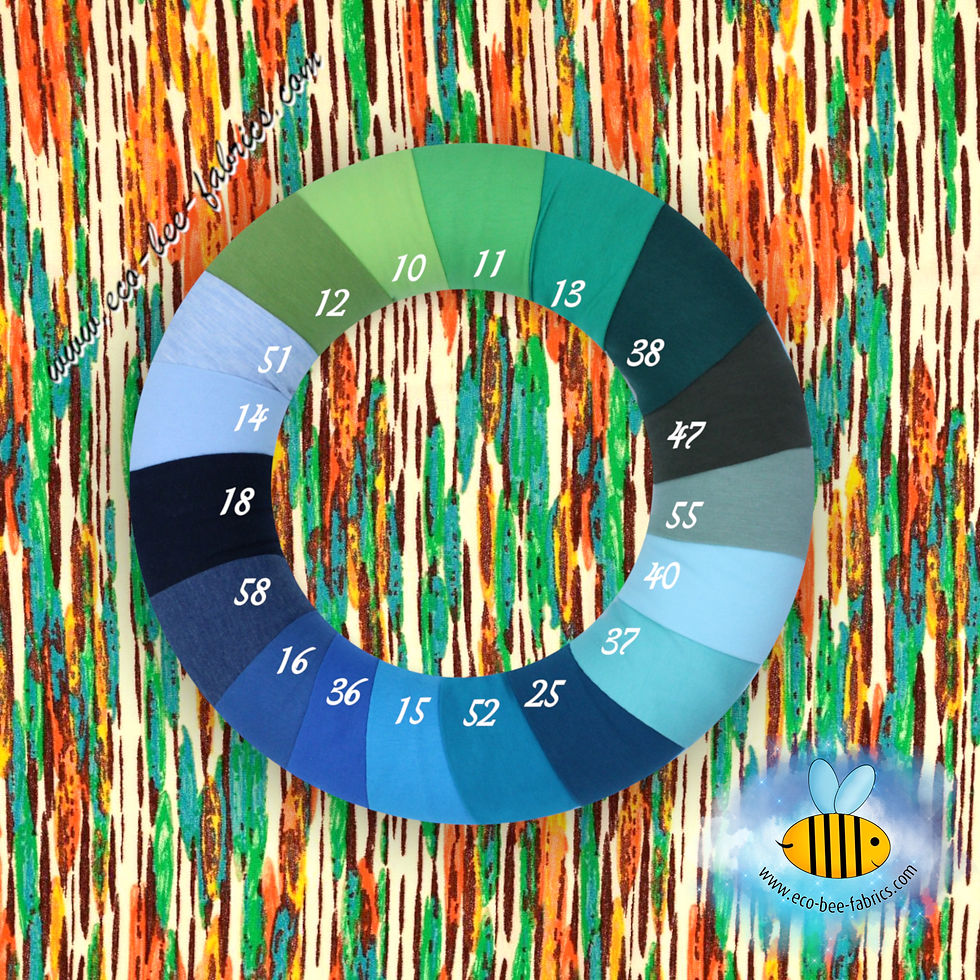 Thumbnail: Autumn stripes - viscose poplin