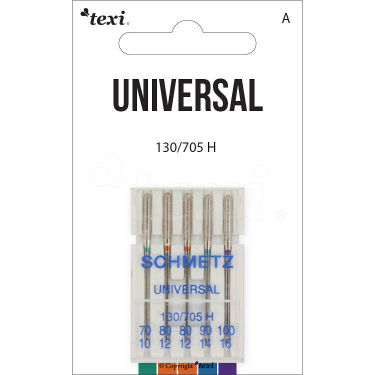 Thumbnail: SCHMETZ UNIVERSAL NEEDLE - 130/705 H, 5 pcs