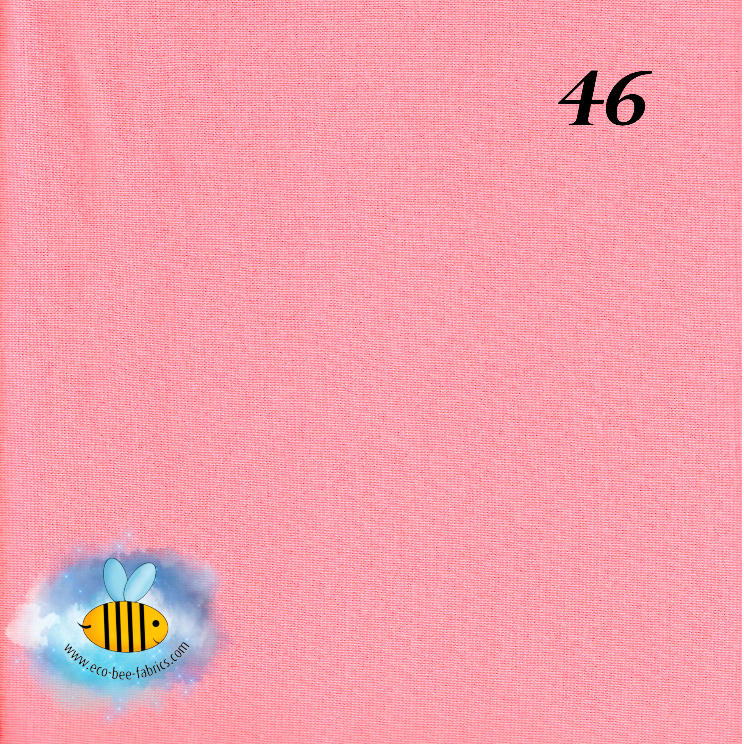 Peach no 46 - jersey - END OF BOLT 40 CM