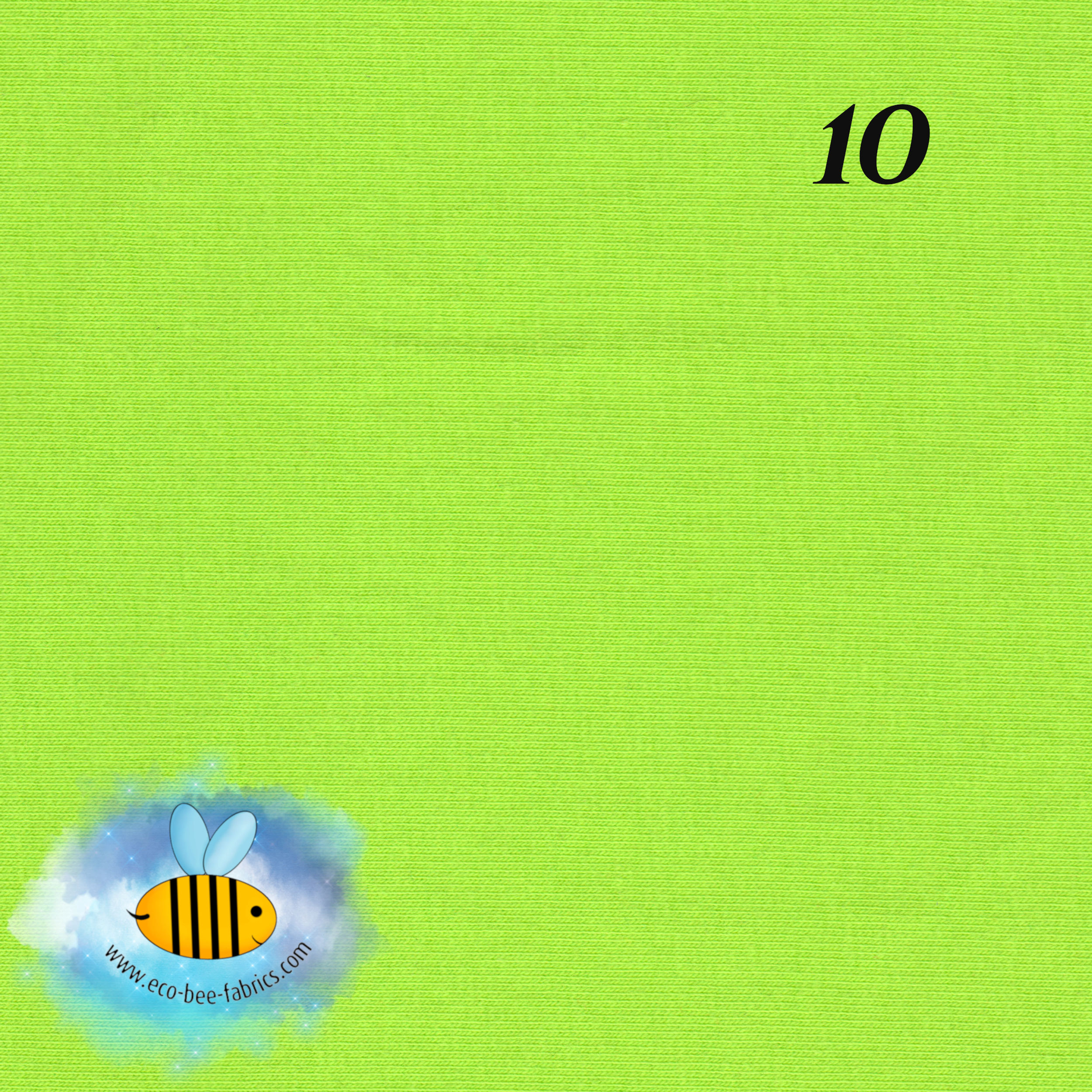 Lime no 10 - french terry