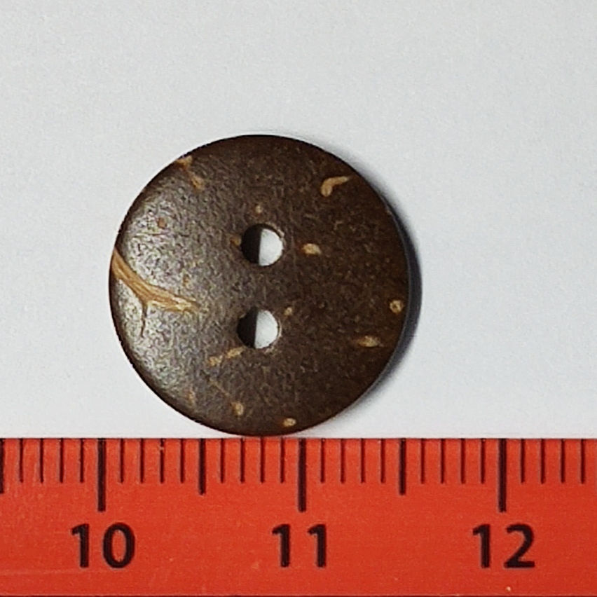 Thumbnail: Button natural coconut - 2-hole 15mm
