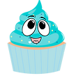 Sloneade & Sweets Blue cupcake