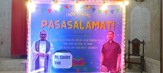 Bon Voyage, Fr. Don... and Welcome, Fr. Meloi and Fr. Von...