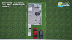 VISTA AÉREA DISTRIBUCIÓN 1ER PISO