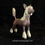 Miniaturbild: Figurine chien chinois à crète en resine